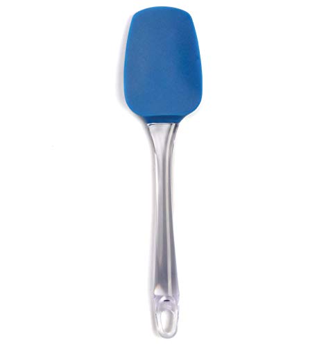 Norpro Large Silicone Mixing Spreading Stirring Spatula In Blue Dishwasher Safe