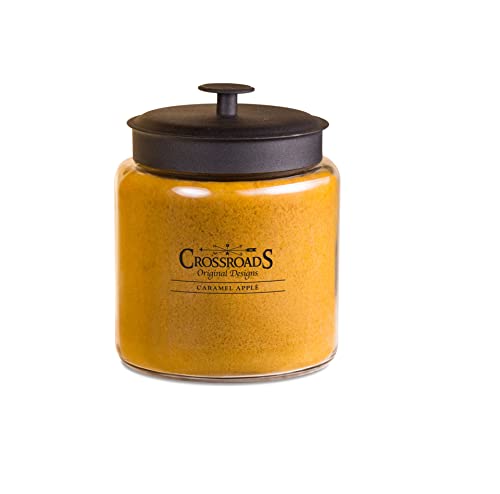 Crossroads Caramel Apple Jar Candle, 96-Ounce, Paraffin Wax