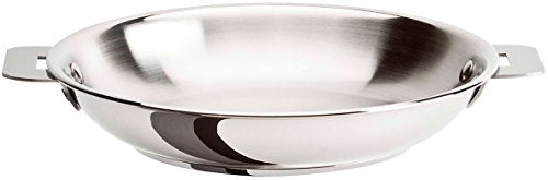 Cristel Multiply Stainless Steel Frying Pan with Removable Handles, 11.8 Inch