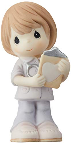 Precious Moments,  Heart Of Gold, Bisque Porcelain Figurine, 143030