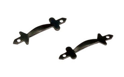 Aztec Imports Dollhouse Miniature Set of 2 Door Pulls in Pewter