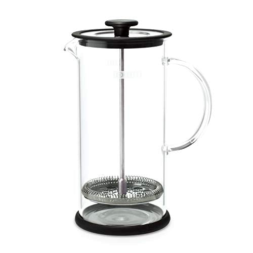 Forlife Cafe Style Glass Coffee/Tea Press 32-Ounce - Black