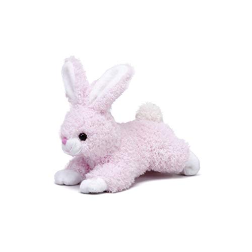 Unipak 1122BUP Handful Bunny Plush Animal Toy, 5-inch Length, Pink