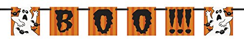 Unique Industries 4ft Ghost Boo Halloween Banner