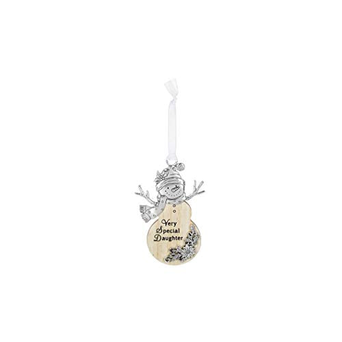 Ganz EX23957 Christmas Snowman Hanging Ornament, 3-inch Height (Very Special Daughter)