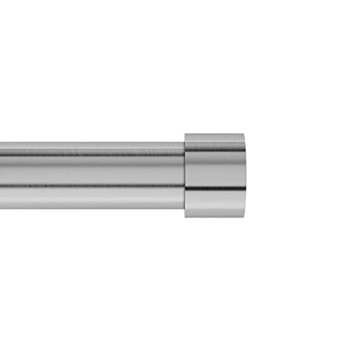 Umbra Cappa Curtain Rod  Modern Extra Long Extendable Curtain Rod and Includes Matching Finials, Brackets & Hardware