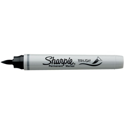 Pens Sharpie Brush Tip Permanent Marker - Black