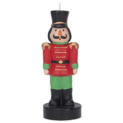 Transpac Y7055 Nutcracker Wax Candle, 7-inch Height