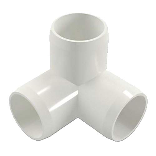 Snapclamp PVC- 3 way L 1¬º" (Furniture Grade White)