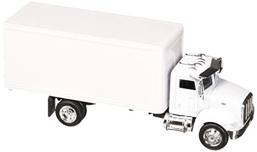 New Ray Toys 15803D 1: 43 Utility Peterbilt 335 Box Truck White