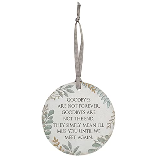 Carson Home 23879 Goodbyes Ornament, 3.5-inch Diameter