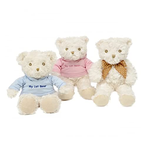 Unipak 1209C Cream Baby Bear Plush Figure, 14-inch Height