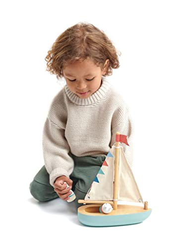 Tender Leaf Toys - Sailaway Boat for Age 3+