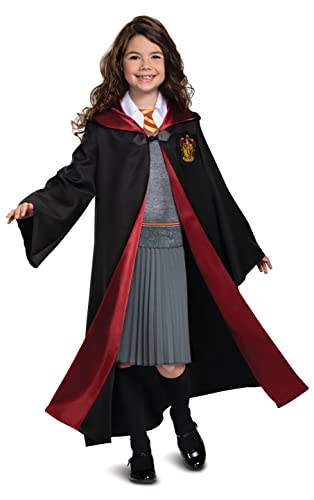 Disguise Harry Potter Hermione Granger Deluxe Girls Costume, Black & Red, Large (10-12)