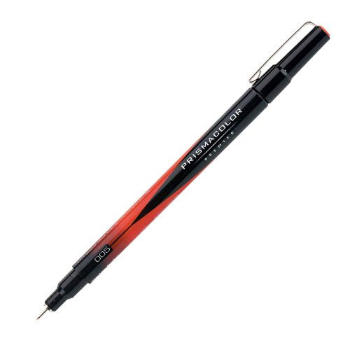 Pens Prismacolor 005 Fine Line Marker, Red (14179)