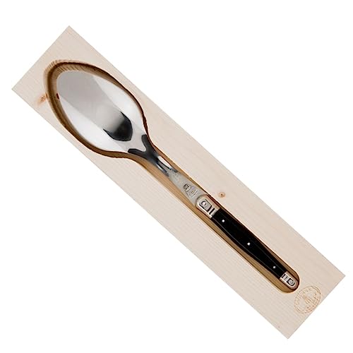 The French Farm Jean Dubost Laguiole Serving Spoon, Black