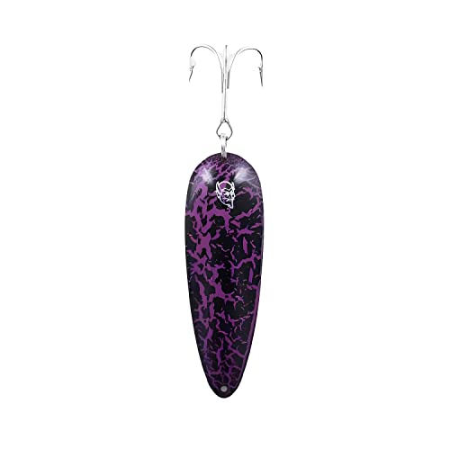 Dardevle Purple with Black Crackle, 3/4 Ounce, 2 7/8-inch Height