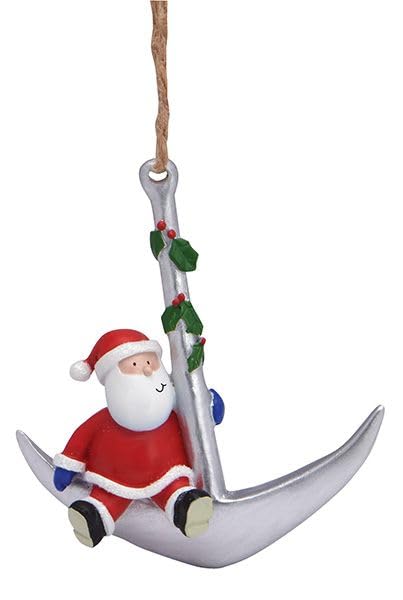 Downeast Concepts - Santa Anchor Resin Ornament