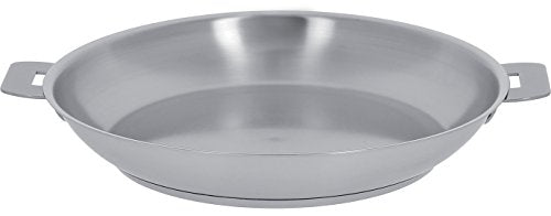 Cristel Strate L Stainless Steel Frying Pan with Removable Handles, 11 Inch