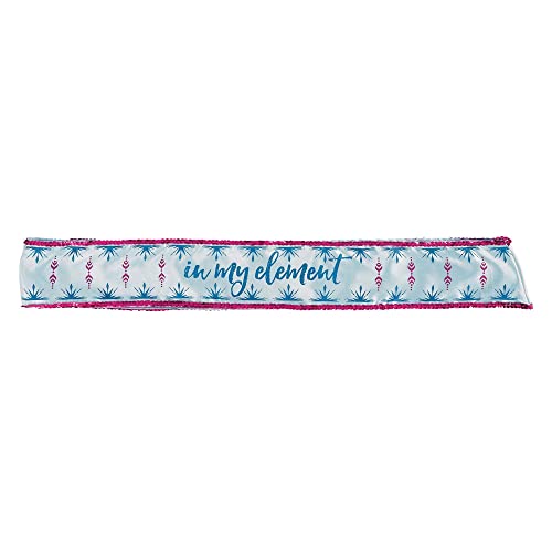 Amscan 342087 Frozen 2"In My Element" Fabric Sash, 1ct