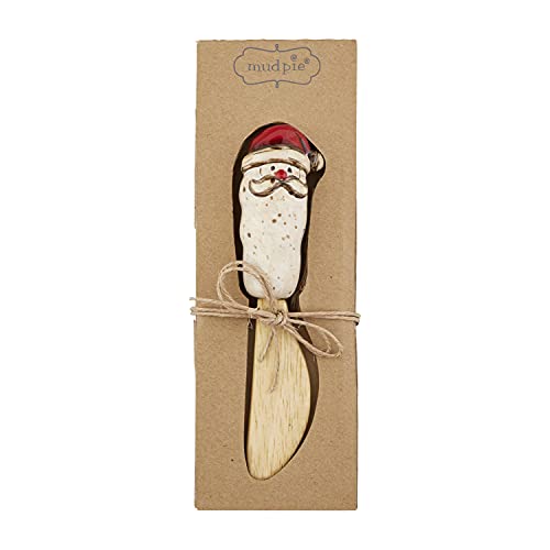 Mud Pie Christmas Spreader, 5.5", 5 1/2", Santa