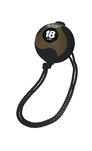 AGM Group AeroMat Elite Power Rope Medicine Ball Bronze18 lb