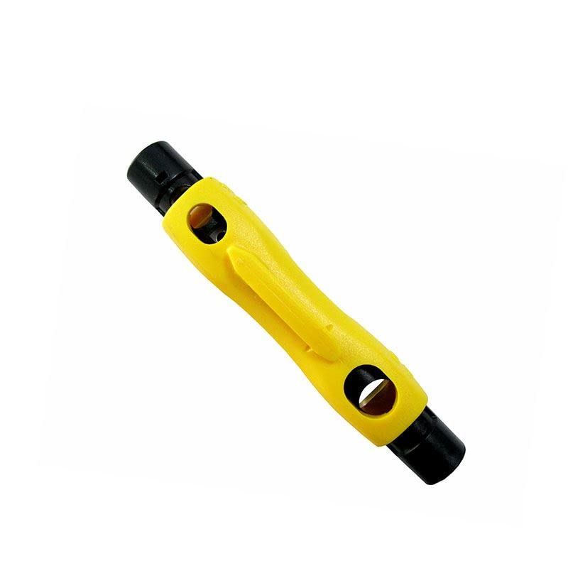 Comfy Hour Jolly Handy Tools Collection Double-ended Coaxial Stripper for Cable RG59/62/6/11/7/213/8, Metal