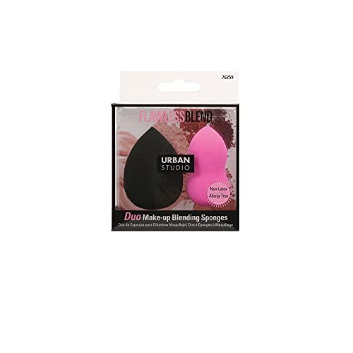 Cala Duo make-up black & pink blending sponges