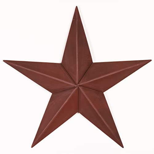 CWI Hearthside Collection 12 Inch Burgundy Star