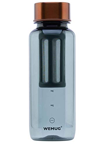 WEMUG BPA free Brew Bottle for Coffee or Tea Brewing (Stone)