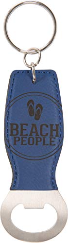 Pavilion Gift Company Beach People-Navy Blue Key Chain Bottle Opener Keyring