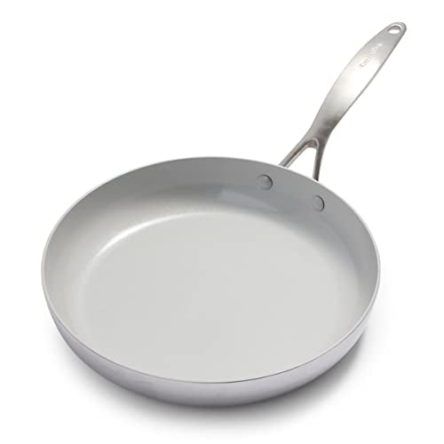 Cookware Company GreenPan Venice Pro Ceramic Nonstick Frying Pan, 11", Light Grey