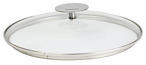 Cristel Domed Glass Lid, 12.5", Silver