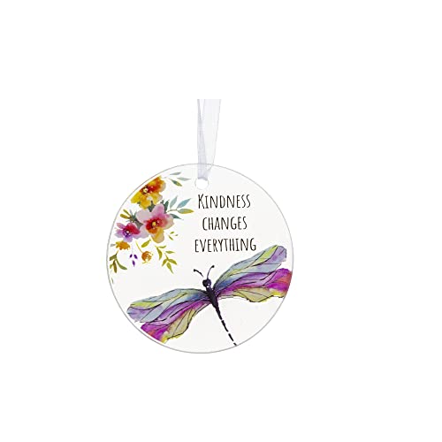 Ganz Kindness changes everything Ornament, Glass, 2.75 Inches Width, 3 Inches Height, Multicolor