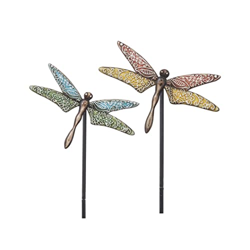 Ganz CG173955 Dragonfly Garden Stake, Set of 2