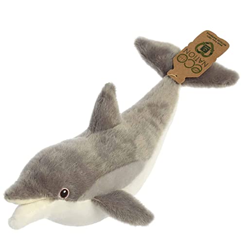 Aurora Eco Nation 35020 Dolphin Plush Animal Toy, 15-inch Width