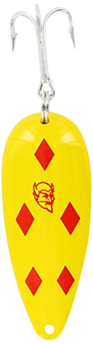 Eppinger 17 Dardevlet Spoons, 1-Ounce, Yellow Diamond