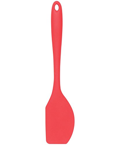 HIC Harold Import Co Mrs. Anderson√ïs Baking 43638CH Scraper, Heat-Resistant Flexible Nonstick Silicone, 11.25-Inches, Cherry