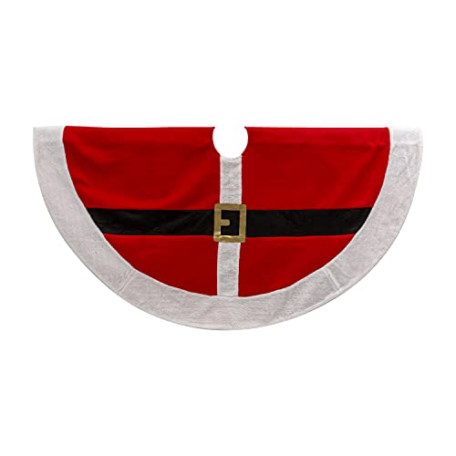 Gerson 2618370 Santa Tree Skirt 48" H