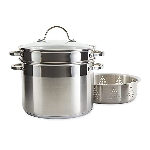 RSVP International Endurance (COOK-4IN) Multi Cooker, 8 Quart, Stainless Steel