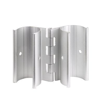 Snapclamp Aluminum Snap-On Hinge for PVC Doors Vents or Gates (3/4 Inch)