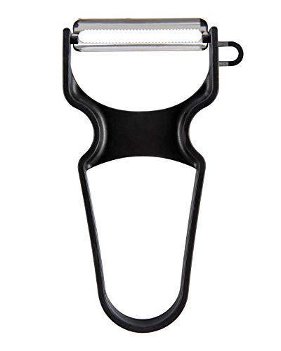 Swiss Peeler HIC Swiss Pro Y Peeler, Stainless Steel Blade, 4.25 x 2.5-inches, Black