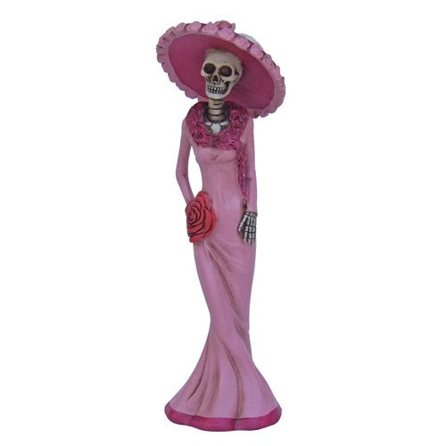 Pacific Trading Day of The Dead Dod Pink Lady Figurine
