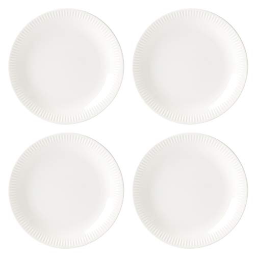 Lenox White Profile Porcelain 4-Piece Accent Plate Set, 4.05 LB