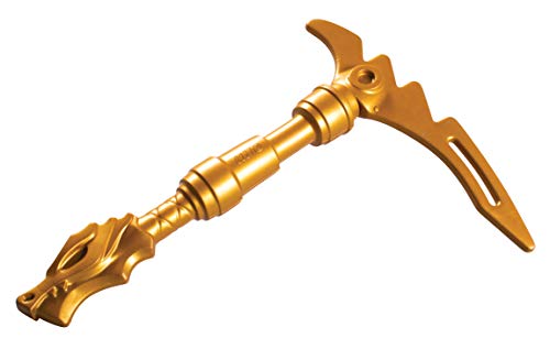 Disguise Lego Ninjago Scythe of Quakes Costume Accessory for Kids, Plastic Cartoon Inspired Toy Replica Weapon, 15.5 Inch Length Gold