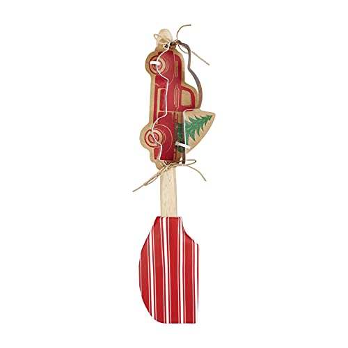 Mud Pie Truck Christmas Spatula And Cookie Cutter Set, 12 1/2-inch