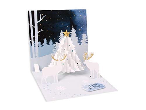 Up With Paper Pop-Up Treasures Greeting Card - Cozy Christmas