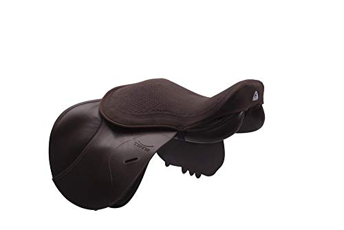 Acavallo Ortho Coccyx Gel in Dri-Lex Seat Saver, Jumping, Large, Brown