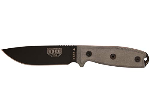 Blue Ridge Knives ESEE-4, Plain Edge, Coyote Brown Sheath