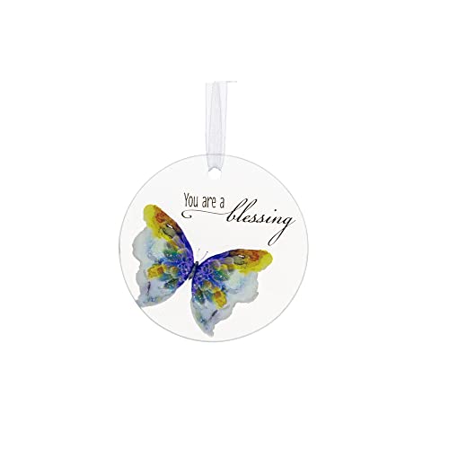 Ganz You are a blessing Ornament, Glass, 2.75 Inches Width, 3 Inches Height, Multicolor